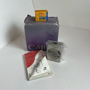 Canon ELPH LT 260 Point & Shoot Camera with 1 Roll APS 400 Film Tested New Boxed